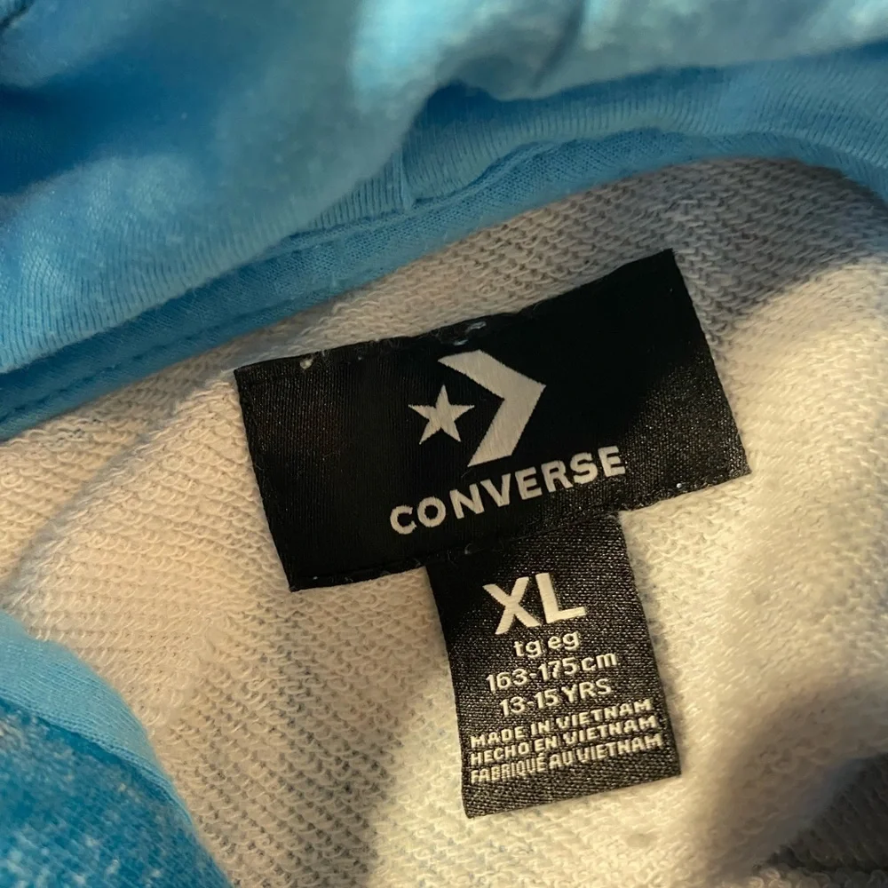 Converse Blue Camouflage Hoodie Sweatshirt XL (13-15 yrs) (ND)
